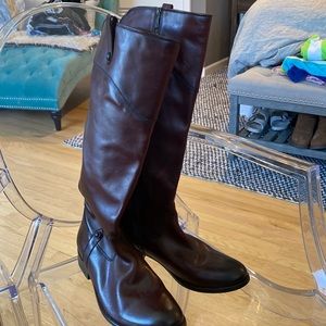 Brown leather Frye boots